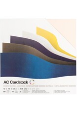 AMERICAN CRAFTS AMERICAN CRAFTS AC CARDSTOCK MODERN NEUTRALS 12X12 60PK