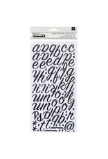 AMERICAN CRAFTS AMERICAN CRAFTS RAIN BOOTS-BLACK FOIL ALPHABET THICKERS