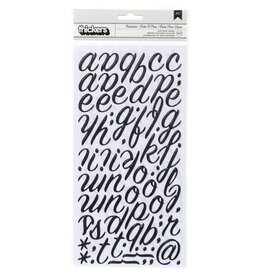 AMERICAN CRAFTS AMERICAN CRAFTS RAIN BOOTS-BLACK FOIL ALPHABET THICKERS