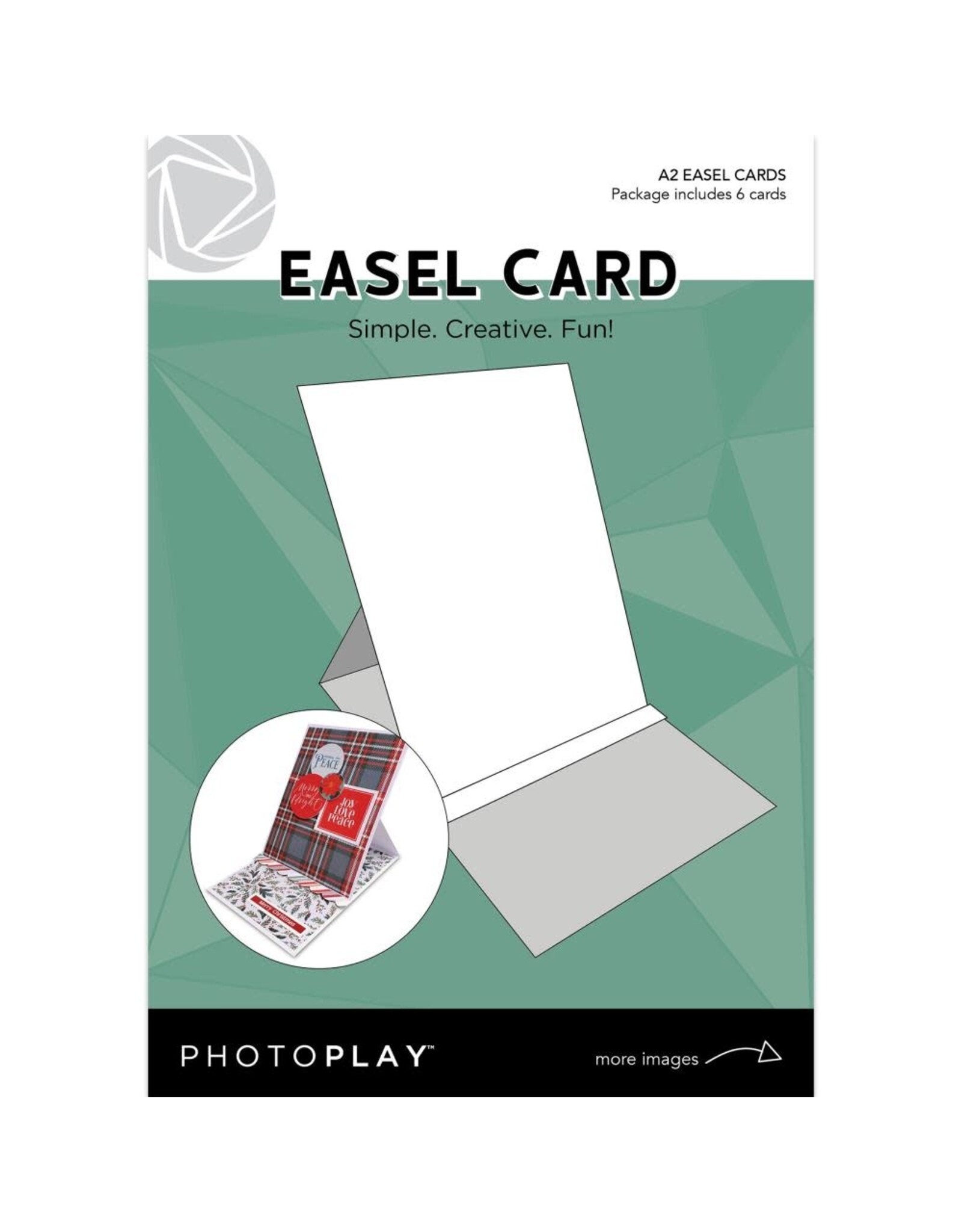 PHOTOPLAY PAPER PHOTOPLAY MAKER'S SERIES A2 EASLE CARDS WHITE 6/PK