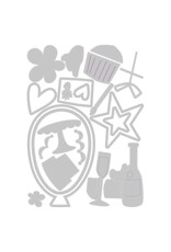 SIZZIX SIZZIX DEBI POTTER FABULOUS EVERYDAY SHAPES THINLITS DIE SET