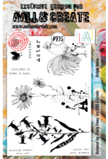 AALL & CREATE AALL & CREATE TRACY EVANS #925 BRIGHT DAWN A5 ACRYLIC STAMP SET