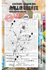 AALL & CREATE AALL & CREATE TRACY EVANS #928 FLOWER PRESS A7 ACRYLIC STAMP SET