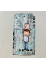 AALL & CREATE AALL & CREATE JANET KLEIN #936 FATHER SON A7 ACRYLIC STAMP SET