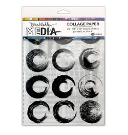 RANGER RANGER DINA WAKLEY MEDIA COLLAGE TISSUE PAPER ELEMENTS 20PK 7.5X10