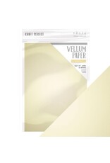 TONIC TONIC CRAFT PERFECT PEARLED GOLD VELLUM PAPER  8.5x11 10/PK