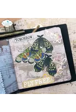 ELIZABETH CRAFT DESIGNS ELIZABETH CRAFT DESIGNS ART JOURNAL SPECIALS BY DEVID BACK IN TIME CLEAR STAMP SET