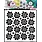 STUDIOLIGHT STUDIOLIGHT ART BY MARLENE SIGNATURE COLLECTION FLOWER POWER 8x8 MASKS STENCIL