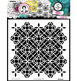 STUDIOLIGHT STUDIOLIGHT ART BY MARLENE SIGNATURE COLLECTION FLOWER TILE 8x8 MASKS STENCIL