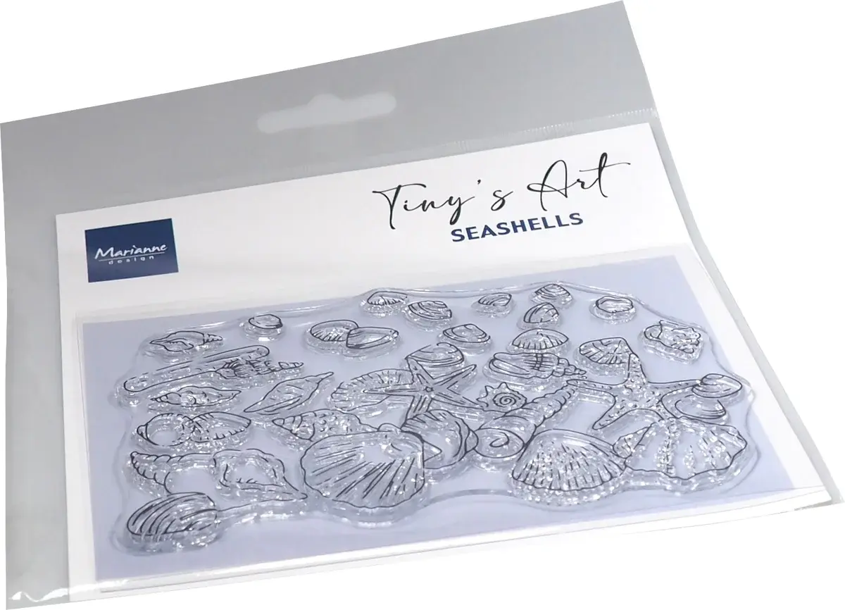 MARIANNE DESIGNs MARIANNE DESIGN TINY'S ART SEASHELLS CLEAR STAMP