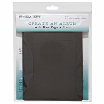 49 AND MARKET 49 AND MARKET CREATE-AN-ALBUM WIDE BOOK PAGES BLACK