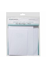 49 AND MARKET 49 AND MARKET CREATE-AN-ALBUM TALL BOOK PAGES WHITE