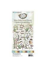 49 AND MARKET 49 AND MARKET VINTAGE ARTISTRY NATURE STUDY GENERAL 6x12 LASER CUT ELEMENTS  97/PK