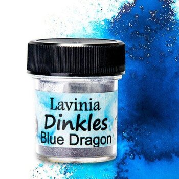 LAVINIA STAMPS LAVINIA DINKLES INK POWDER BLUE DRAGON