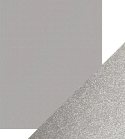 TONIC TONIC STUDIOS PEARLESCENT CARD LUNA SILVER 8.5X11 5PK