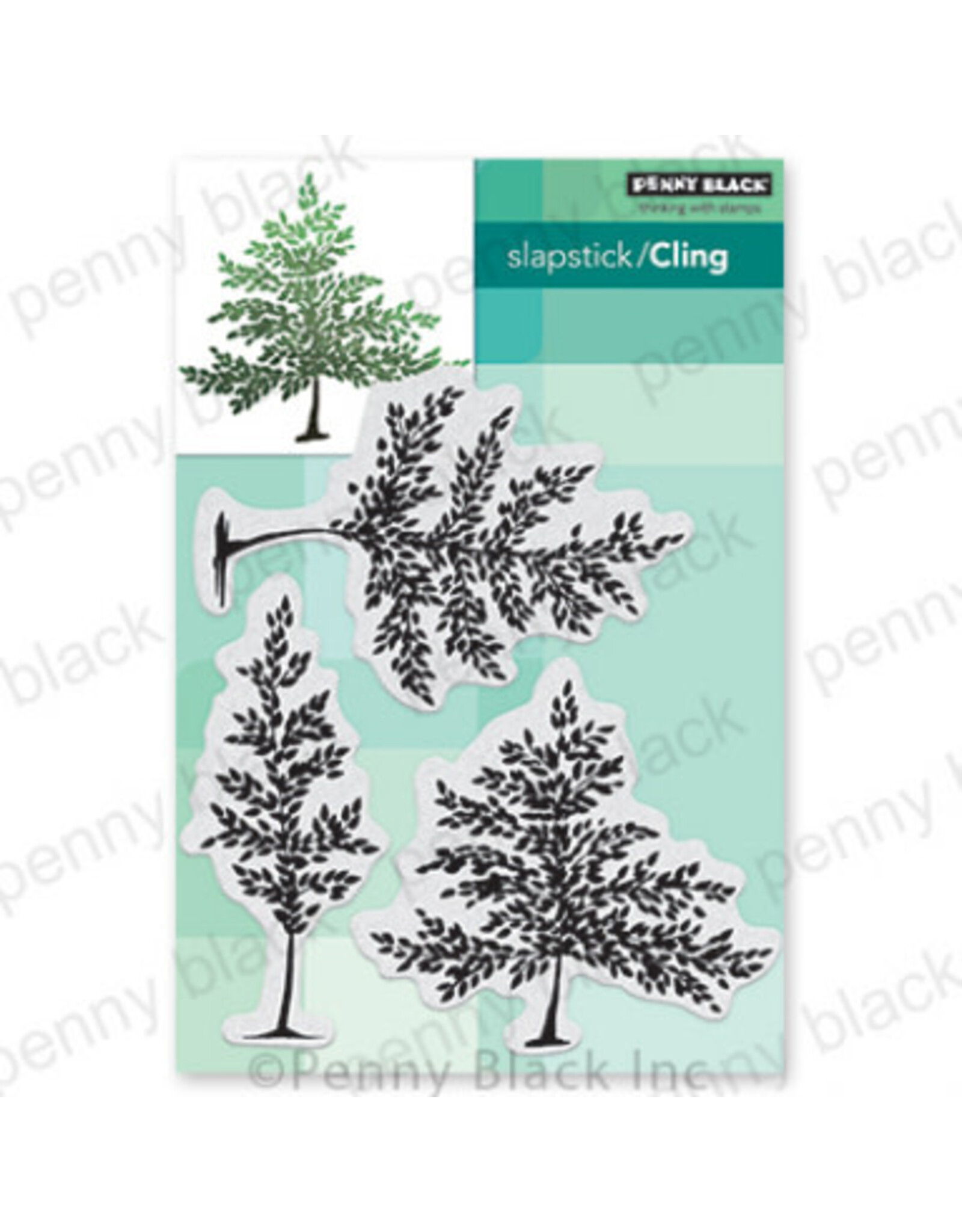 PENNY BLACK CANOPY SLAPSTICK CLING STAMP SET Scrapbook Centrale