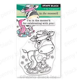 PENNY BLACK PENNY BLACK IN THE MOOOO'D MINI CLEAR STAMP SET