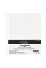 SPELLBINDERS SPELLBINDERS BETTERPRESS 5.5x4.25 (A2) PORCELAIN COTTON CARD PANELS 25/PK