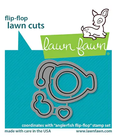 LAWN FAWN LAWN FAWN ANGLER FISH FLIP-FLOP DIE SET