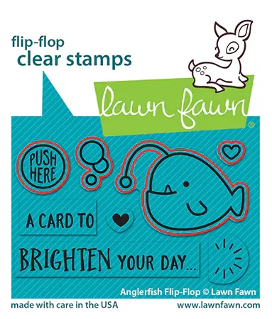 LAWN FAWN LAWN FAWN ANGLER FISH FLIP-FLOP DIE SET