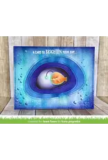 LAWN FAWN LAWN FAWN ANGLER FISH FLIP-FLOP CLEAR STAMP SET
