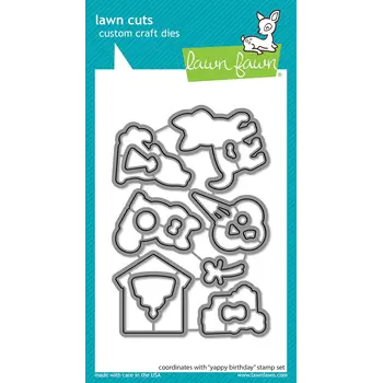 LAWN FAWN LAWN FAWN YAPPY BIRTHDAY DIE SET