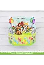 LAWN FAWN LAWN FAWN YAPPY BIRTHDAY CLEAR STAMP SET