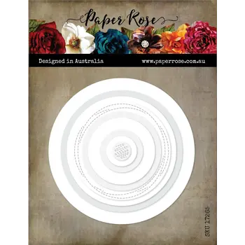 PAPER ROSE PAPER ROSE LOTS OF CIRCLES DIE SET