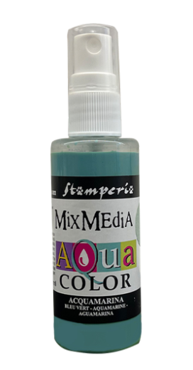 STAMPERIA STAMPERIA MIX MEDIA AQUAMARINE AQUA COLOR 60 ml