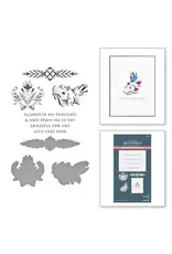 SPELLBINDERS SPELLBINDERS BETTERPRESS LET'S CHAT SOON ICONS PRESS PLATE & DIE SET