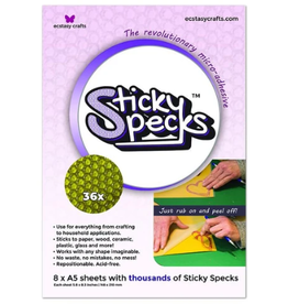 ECSTASY CRAFTS ECSTASY CRAFTS STICKY SPECKS A5 5.8X8.3'' 8PC