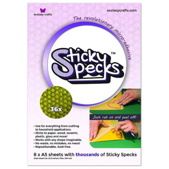 ECSTASY CRAFTS ECSTASY CRAFTS STICKY SPECKS A5 5.8X8.3'' 8PC
