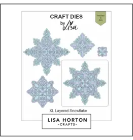 LISA HORTON CRAFTS LISA HORTON CRAFTS XL LAYERED SNOWFLAKE DIE SET