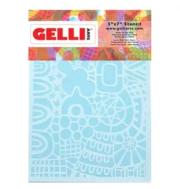 GELLI ARTS GELLI ARTS WONDERLAND 5x7 STENCIL