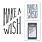 SPELLBINDERS SPELLBINDERS BETTERPRESS DIAGONAL MAKE A WISH PRESS PLATE