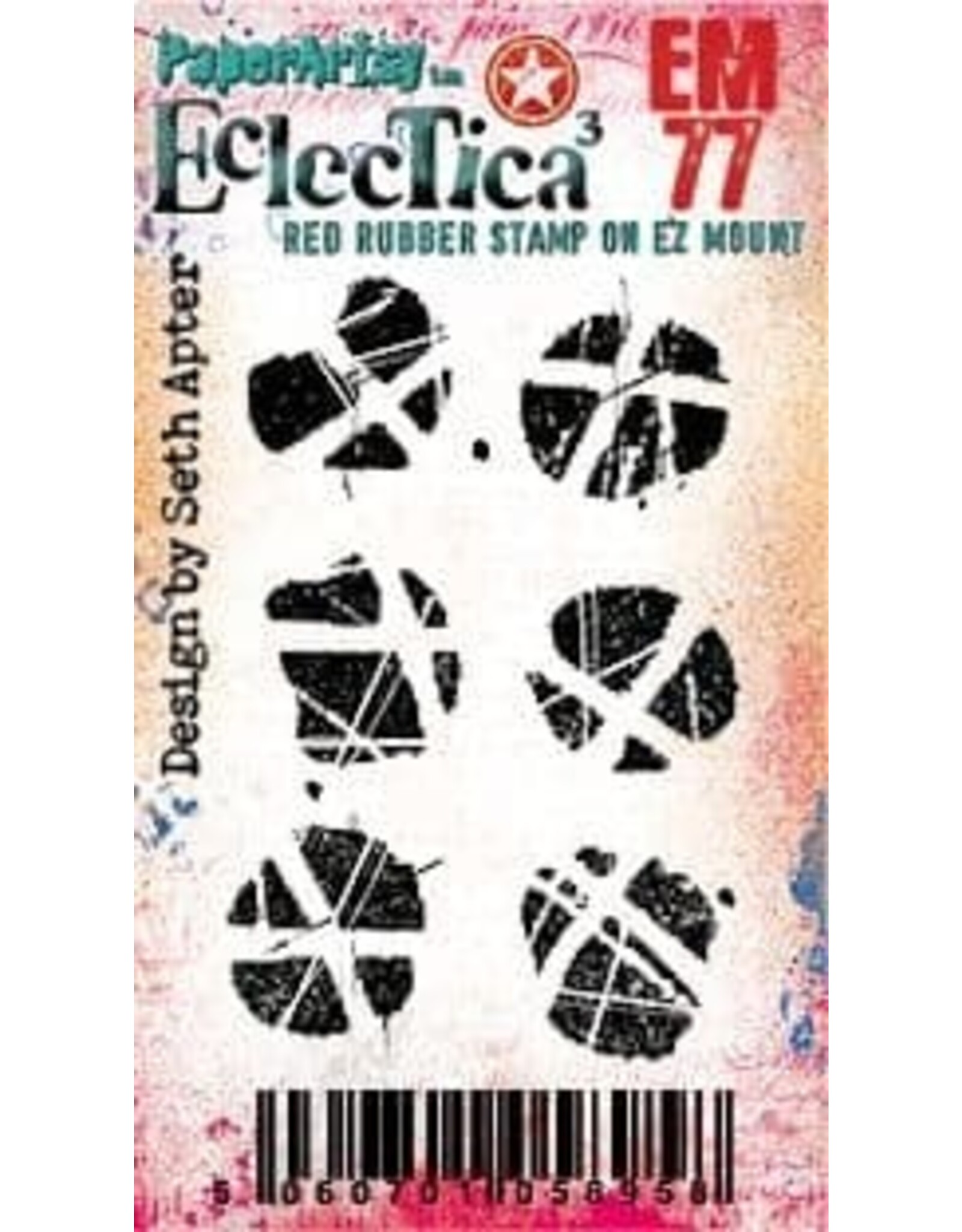 PAPER ARTSY PAPER ARTSY ECLECTICA SETH APTER EM77 MINI CLING STAMP