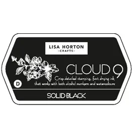 LISA HORTON CRAFTS LISA HORTON CRAFTS CLOUD 9 DYE BASED INK - SOLID BLACK