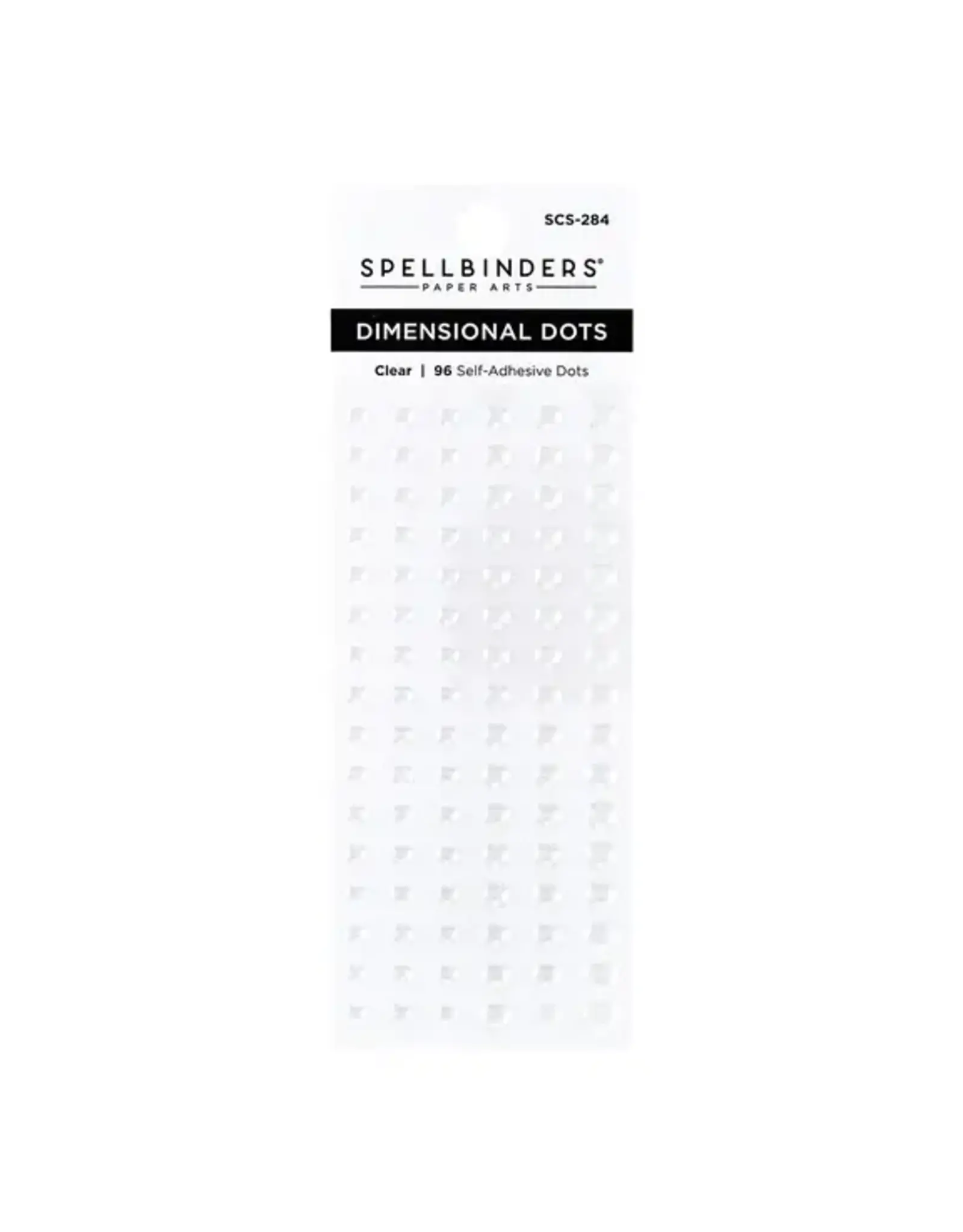 SPELLBINDERS SPELLBINDERS CLEAR SELF-ADHESIVE DIMENSIONAL DOTS