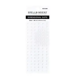 SPELLBINDERS SPELLBINDERS CLEAR SELF-ADHESIVE DIMENSIONAL DOTS