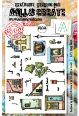 AALL & CREATE AALL & CREATE AUTOUR DE MWA #1044 LET'S PLAY SHOP A5 CLEAR STAMP SET