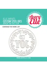 AVERY ELLE AVERY ELLE WREATH TAG DIE SET