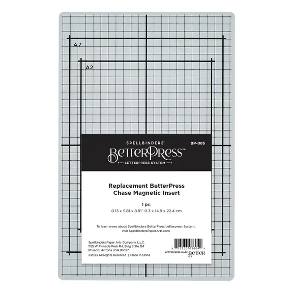 SPELLBINDERS SPELLBINDERS BETTERPRESS REPLACEMENT CHASE MAGNETIC INSERT