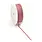 VIVANT TEXTURE DARK ROSE NARROW RIBBON 20m