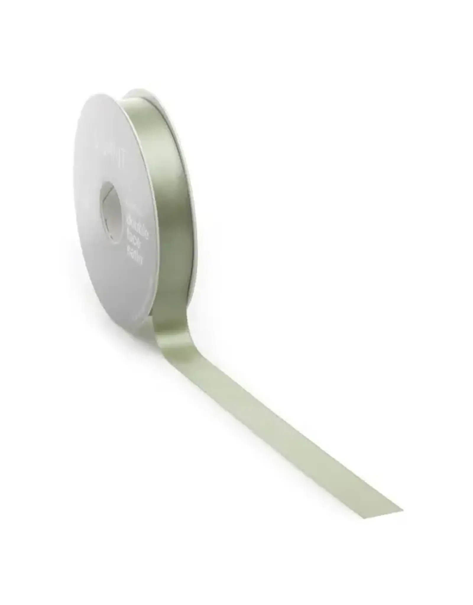 VIVANT VIVANT DOUBLE FACE SATIN GREEN GOLD RIBBON BY THE YARD