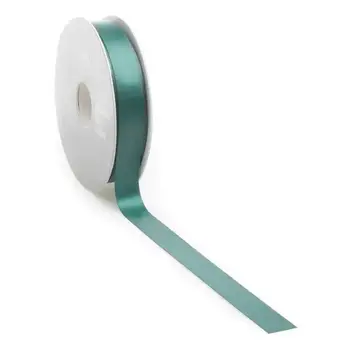 VIVANT DOUBLE FACE SATIN STEEL BLUE RIBBON BY THE YARD