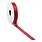 VIVANT DOUBLE FACE SATIN WARM RED RIBBON BY THE YARD