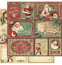 GRAPHIC 45 GRAPHIC 45 LETTERS TO SANTA COLLECTION SWEETS AND TREATS 12x12 CARDSTOCK