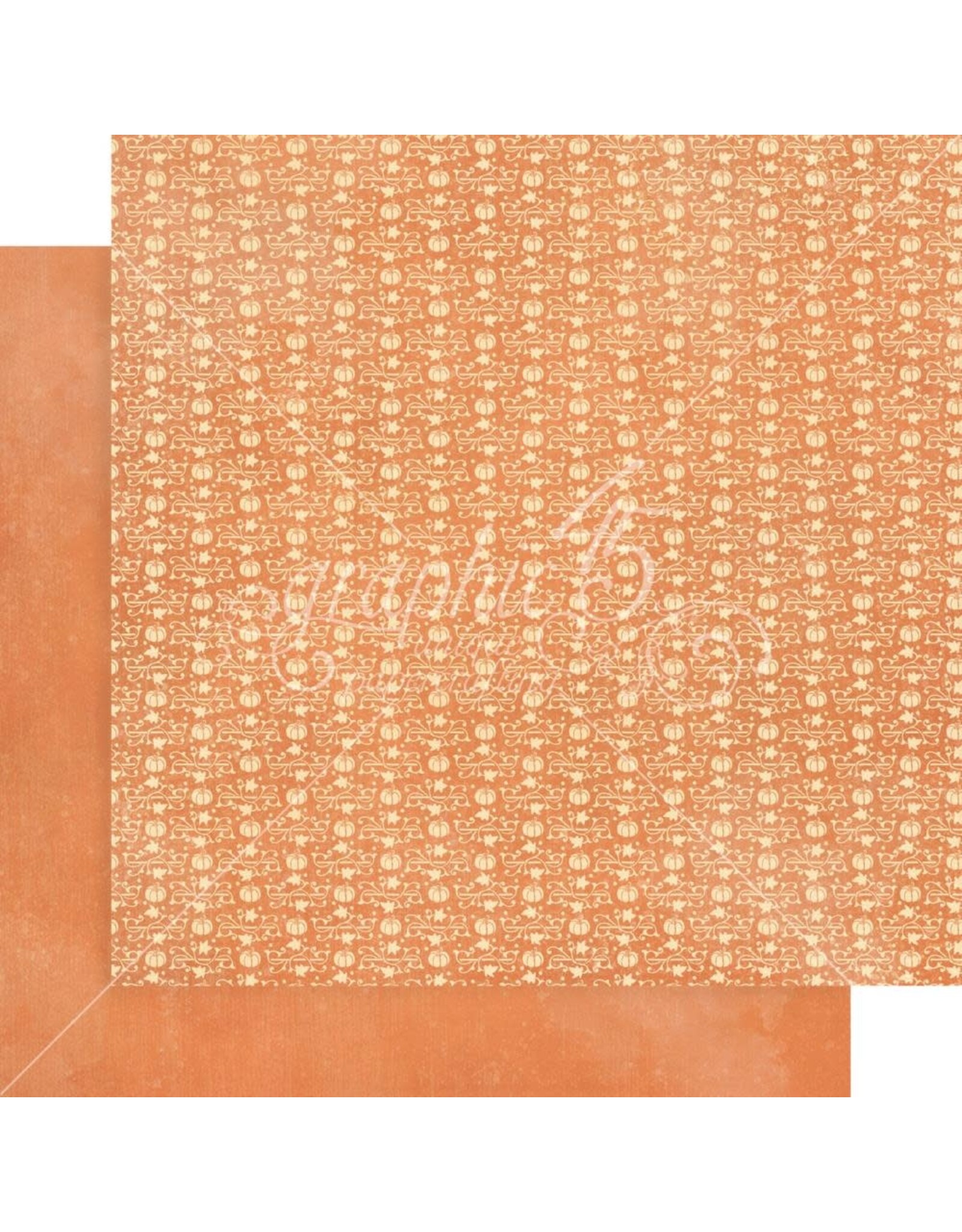 GRAPHIC 45 GRAPHIC 45 HELLO PUMPKIN PATTERNS & SOLIDS COLLECTION PAD 12x12 16 SHEETS