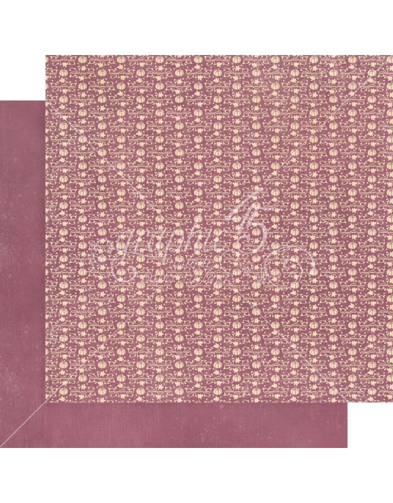 GRAPHIC 45 GRAPHIC 45 HELLO PUMPKIN PATTERNS & SOLIDS COLLECTION PAD 12x12 16 SHEETS