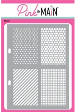 PINK & MAIN PINK & MAIN RECTANGLE PATTERNS STENCIL